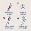 Pure inspirations Hair Removal Cream for Sensitive Skin - Body & Legs, 100 ml