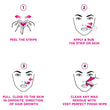 Face Cold Wax Strips for Sensitive Skin, Pack of 120